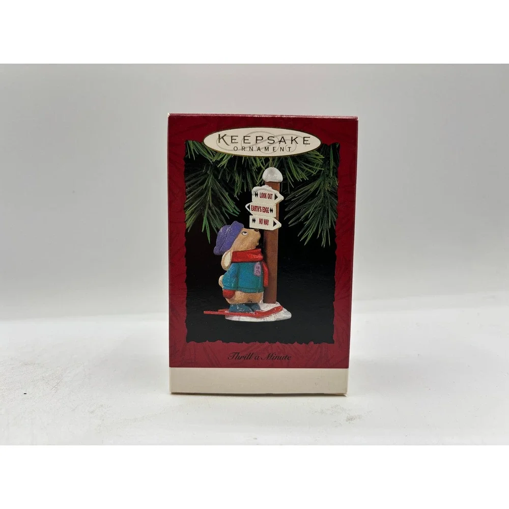 Hallmark Keepsake Dated 1994 Vintage Thrill a….Minute Handcrafted Ornament